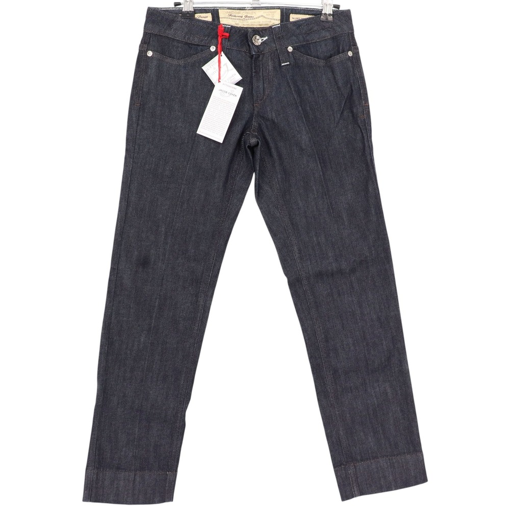 Jacob Cohen Womens Size 27 Summer Tailored Japanese Denim Jeans Made in Italy